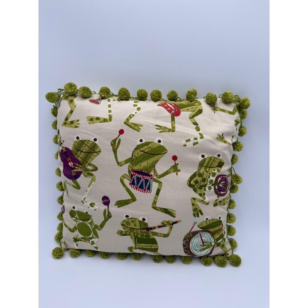 Freddie Rocker Handmade Pom Pom Pillow - Picture 3 of 7